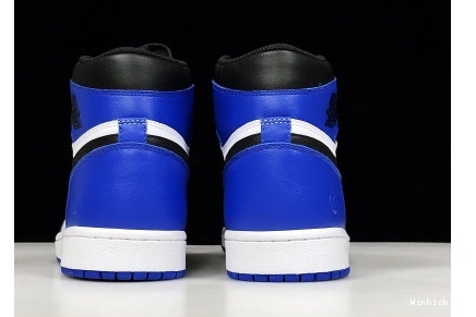 BLACK AIR JORDAN 1 MENS SPORT ROYAL-WHITE RETRO “FRAGMENT” 0907